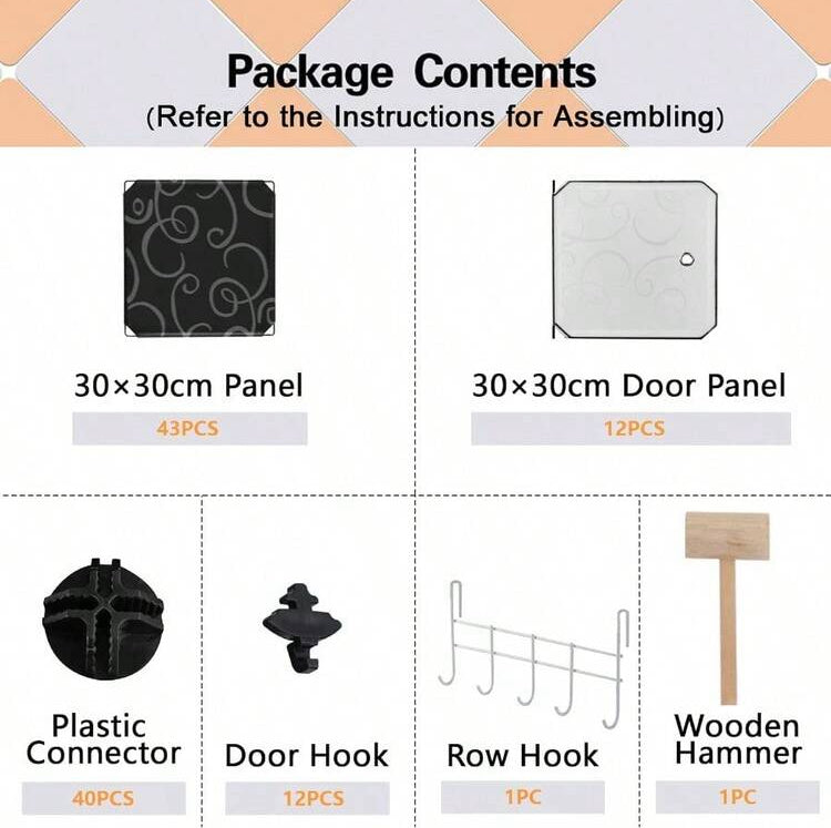 16 Cube Closet Shelves