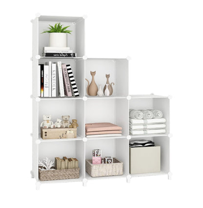 Cube Storage Organizer, DIY Portable 9-Cube Closet Clothes Organizer and Storage Shelving, Modular