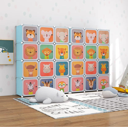 12 Cube Closet Shelves Comoe for kids