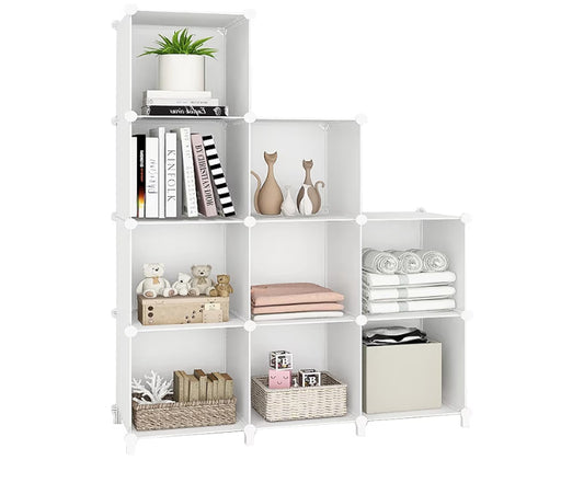 Cube Storage Organizer, DIY Portable 9-Cube Closet Clothes Organizer and Storage Shelving, Modular