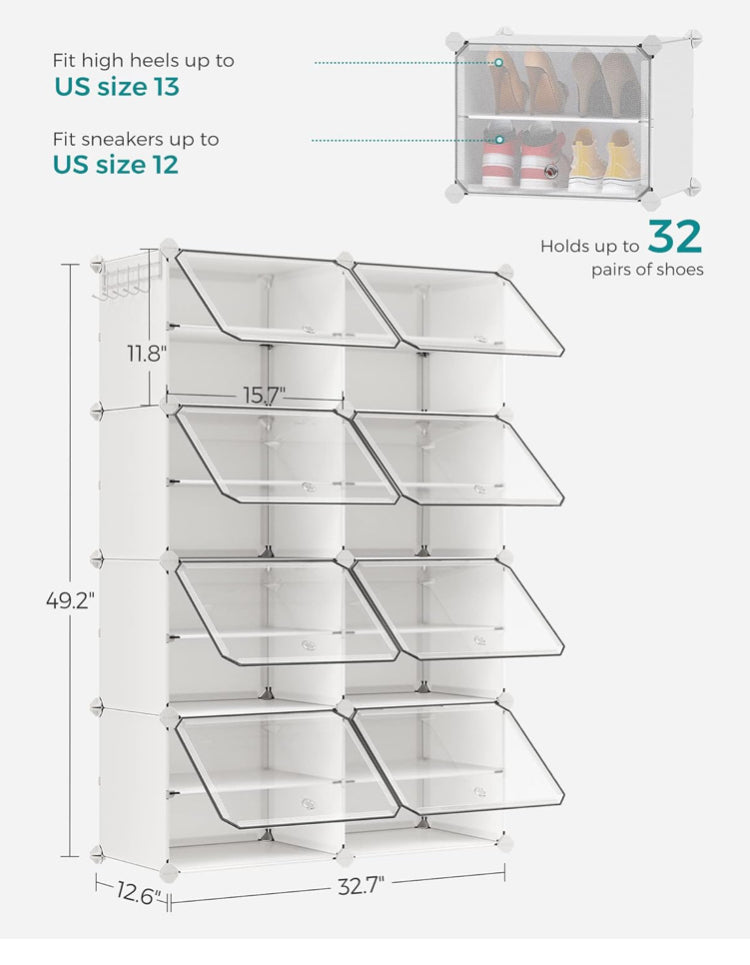 Multifunctional Household Shoe Storage Racks(32 Shoes)