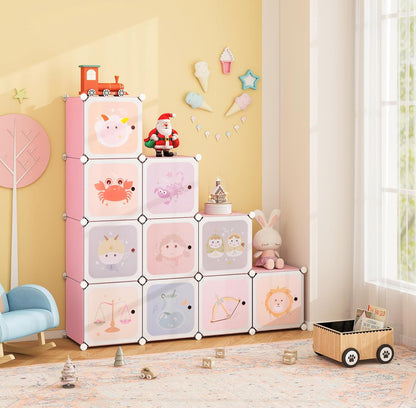 12 Cube Closet Shelves Comoe for kids